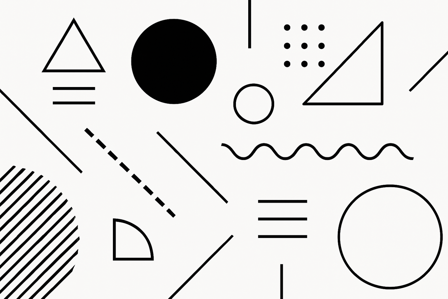 black and white vector background